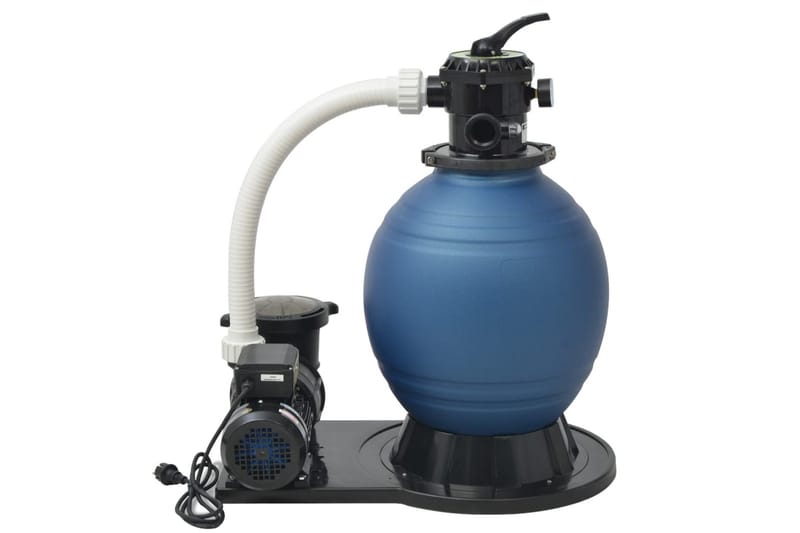 Hiekkasuodatinpumppu 1000 W 16800 l/h XL - Sininen - Piha & ulkoaltaat - Uima-allas, poreallas & sauna - Uima-altaan & porealtaan puhdistus - Hiekkasuodattimet