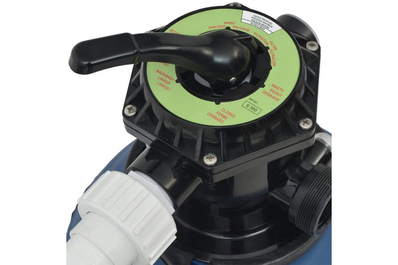 Hiekkasuodatinpumppu 1000 W 16800 l/h XL - Sininen - Piha & ulkoaltaat - Uima-allas, poreallas & sauna - Uima-altaan & porealtaan puhdistus - Hiekkasuodattimet