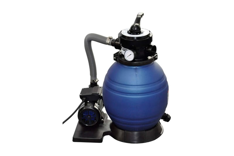 Hiekkasuodatinpumppu 400 W 11000 l/h - Sininen - Piha & ulkoaltaat - Uima-allas, poreallas & sauna - Uima-altaan & porealtaan puhdistus - Hiekkasuodattimet