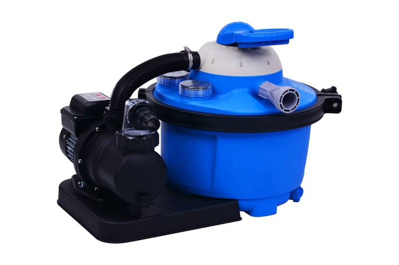 Hiekkasuodatinpumppu ajastimella 450 W 25 l - Sininen - Piha & ulkoaltaat - Uima-allas, poreallas & sauna - Uima-altaan & porealtaan puhdistus - Hiekkasuodattimet