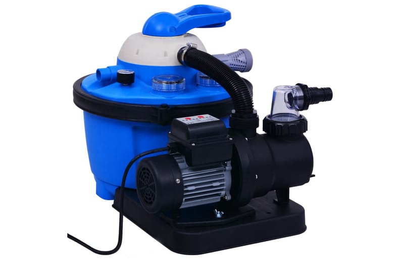 Hiekkasuodatinpumppu ajastimella 450 W 25 l - Sininen - Piha & ulkoaltaat - Uima-allas, poreallas & sauna - Uima-altaan & porealtaan puhdistus - Hiekkasuodattimet
