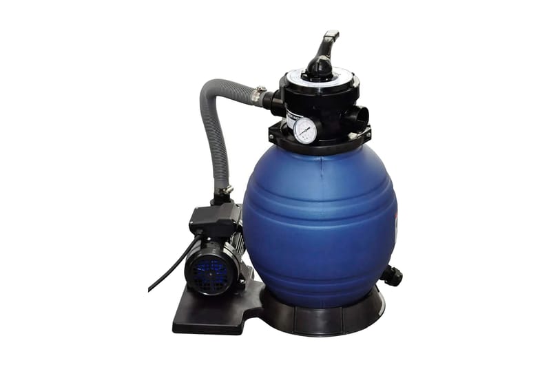 Hiekkasuodatinpumput 2 kpl 400 W 11000 l/h - Sininen - Piha & ulkoaltaat - Uima-allas, poreallas & sauna - Uima-altaan & porealtaan puhdistus - Hiekkasuodattimet