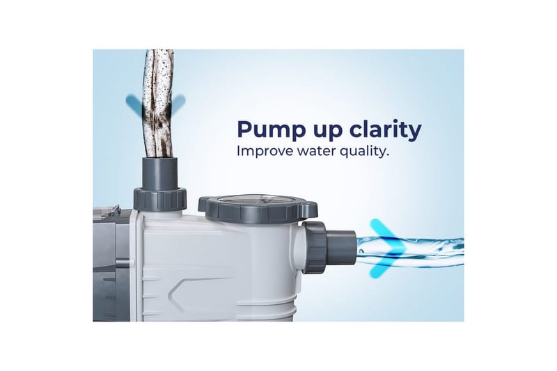 Kierrätyspumppu Swim & Fun Muuttuvanopeuksinen hiljainen pumppu - Piha & ulkoaltaat - Uima-allas, poreallas & sauna - Uima-altaan & porealtaan puhdistus - Kierto- & allaspumput
