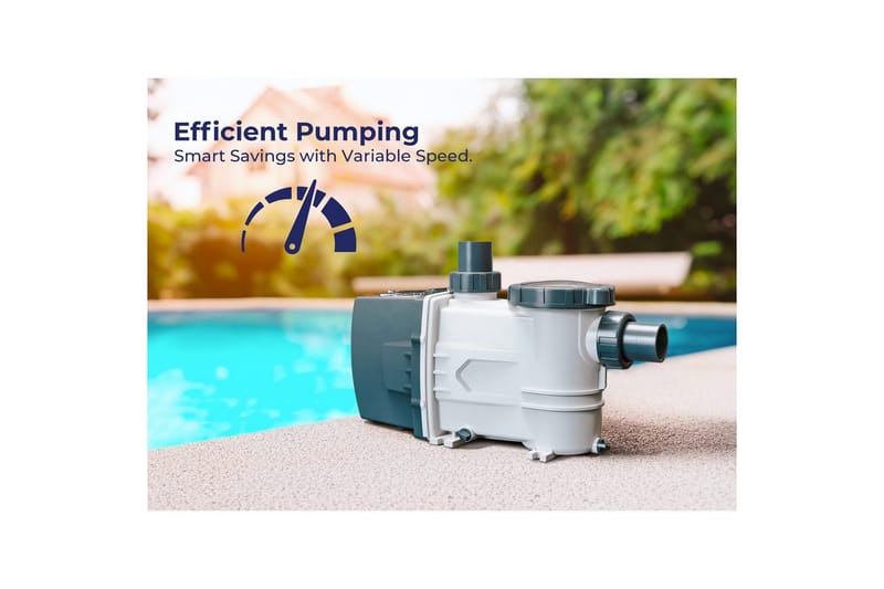 Kierrätyspumppu Swim & Fun Muuttuvanopeuksinen hiljainen pumppu - Piha & ulkoaltaat - Uima-allas, poreallas & sauna - Uima-altaan & porealtaan puhdistus - Kierto- & allaspumput
