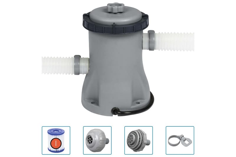 Bestway Flowclear uima-altaan suodatinpumppu 1249 l/h - Piha & ulkoaltaat - Uima-allas, poreallas & sauna - Uima-altaan & porealtaan puhdistus - Kierto- & allaspumput