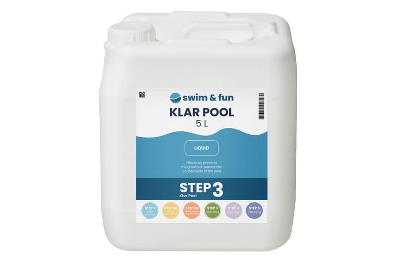KlarPool Swim & Fun 5L - Piha & ulkoaltaat - Uima-allas, poreallas & sauna - Uima-altaan & porealtaan puhdistus - Allaskemikaalit & klooritabletit