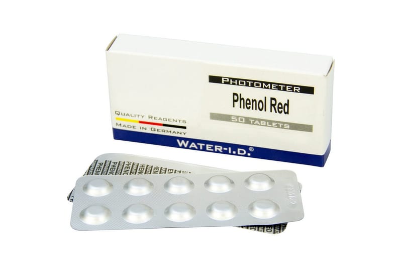 Pool Lab Täydennys Swim & Fun 50 kpl Fenolipunainen - Fenolipunainen - Piha & ulkoaltaat - Uima-allas, poreallas & sauna - Uima-altaan & porealtaan puhdistus - Allaskemikaalit & klooritabletit