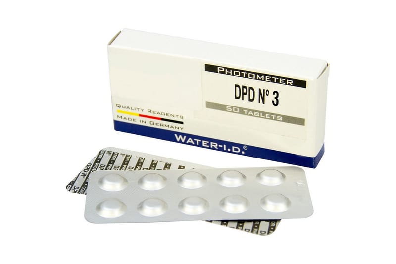 Pool Lab Täydennys Swim & Fun DPD 50 kpl Nro 3 - Nro 3 - Piha & ulkoaltaat - Uima-allas, poreallas & sauna - Uima-altaan & porealtaan puhdistus - Allaskemikaalit & klooritabletit