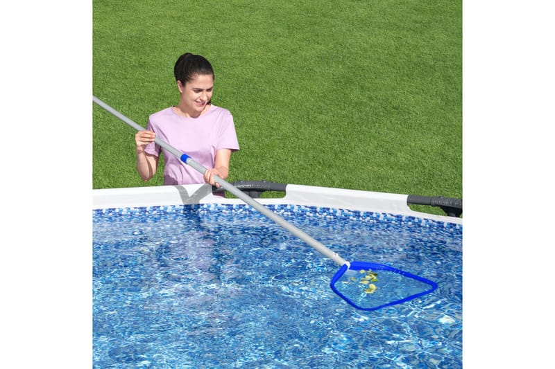 Lehtihaavi Flowclear AquaScoop Deluxe Pyöreä 3 cm Sininen - Bestway - Piha & ulkoaltaat - Uima-allas, poreallas & sauna - Uima-altaan & porealtaan puhdistus - Uima-allashaavit