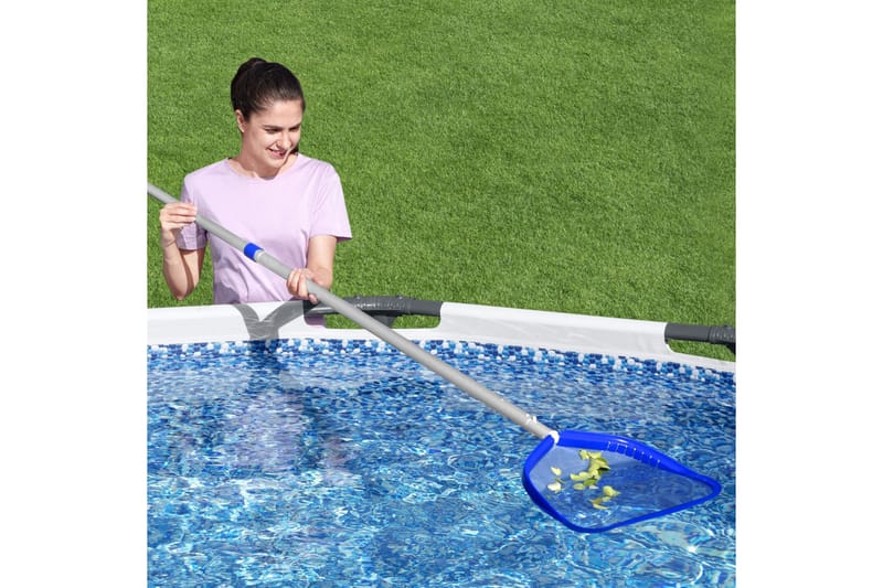 Lehtihaavi Flowclear AquaScoop Deluxe Pyöreä 3 cm Sininen - Bestway - Piha & ulkoaltaat - Uima-allas, poreallas & sauna - Uima-altaan & porealtaan puhdistus - Uima-allashaavit