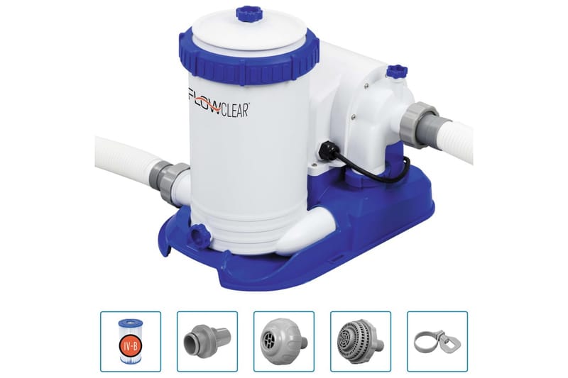 Bestway Flowclear uima-altaan suodatinpumppu 9463 l/h - Piha & ulkoaltaat - Uima-allas, poreallas & sauna - Uima-altaan & porealtaan puhdistus - Uima-allasimurit