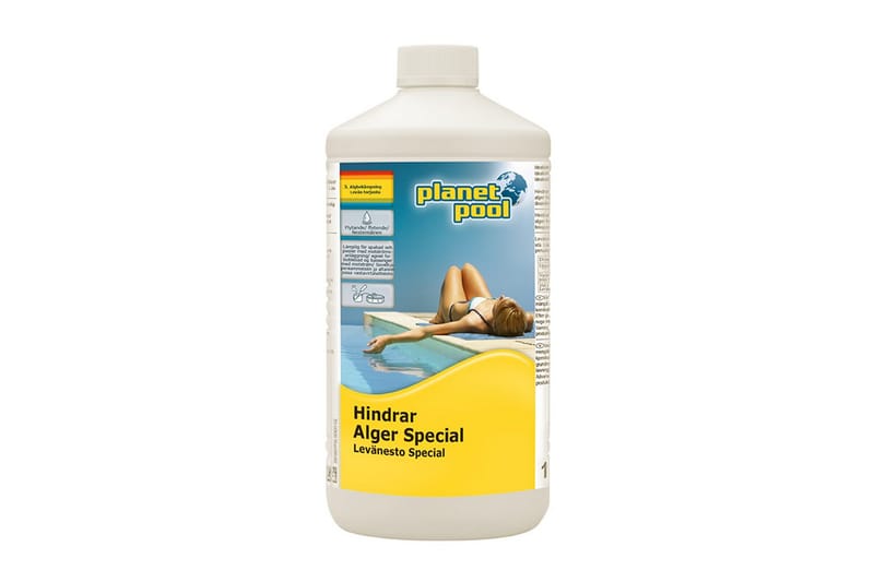 Vedenhoito Planet Pool Estää levien erikoistuote 1L - Piha & ulkoaltaat - Uima-allas, poreallas & sauna - Uima-altaan & porealtaan puhdistus - Allaskemikaalit & klooritabletit