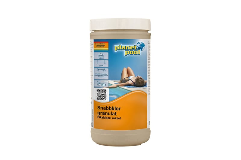 Vedenhoito Planet Pool Nopeakloori Rakeet 1 kg - 1 kg - Piha & ulkoaltaat - Uima-allas, poreallas & sauna - Uima-altaan & porealtaan puhdistus - Allaskemikaalit & klooritabletit