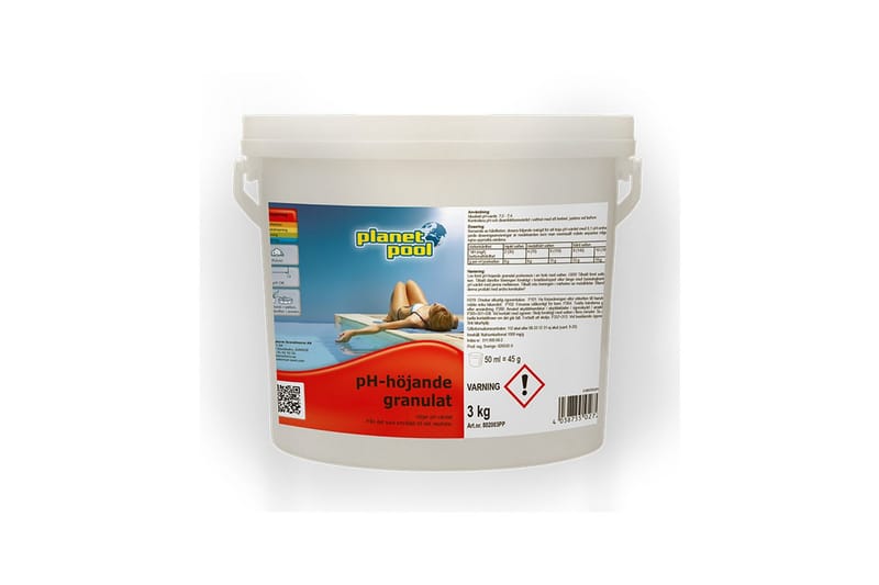Vedenhoito Planet Pool Nostaa pH-arvoa Rakeet 3 kg - 3 kg - Piha & ulkoaltaat - Uima-allas, poreallas & sauna - Uima-altaan & porealtaan puhdistus - Allaskemikaalit & klooritabletit