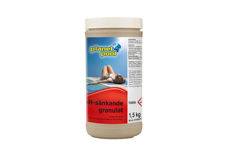 Vedenhoito Planet Pool pH-arvon alentava rakeet 1,5 kg - 1,5 kg - Piha & ulkoaltaat - Uima-allas, poreallas & sauna - Uima-altaan & porealtaan puhdistus - Allaskemikaalit & klooritabletit