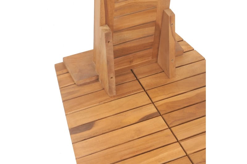 Puutarhasuihku täysi tiikki 70x75x204 cm - Ruskea - Piha & ulkoaltaat - Uima-allas, poreallas & sauna - Ulkosuihkut - Ulkosuihkut ilman lämmitystä