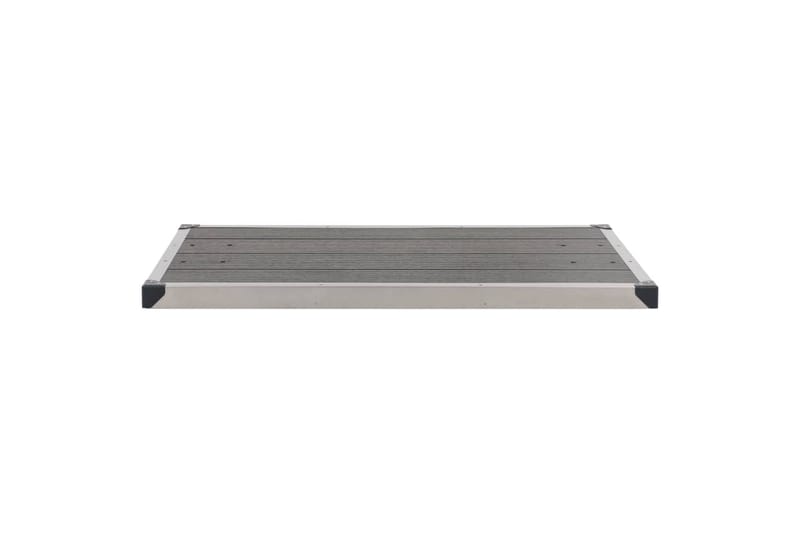Ulkosuihkualusta WPC ruostumaton teräs 110x62 cm harmaa - Harmaa - Piha & ulkoaltaat - Uima-allas, poreallas & sauna - Ulkosuihkut - Ulkosuihkut ilman lämmitystä