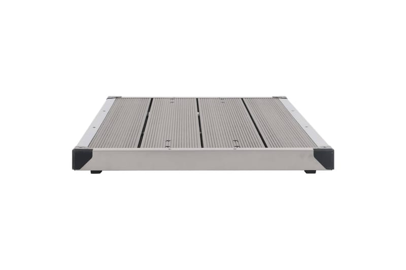 Ulkosuihkualusta WPC ruostumaton teräs 110x62 cm harmaa - Harmaa - Piha & ulkoaltaat - Uima-allas, poreallas & sauna - Ulkosuihkut - Ulkosuihkut ilman lämmitystä