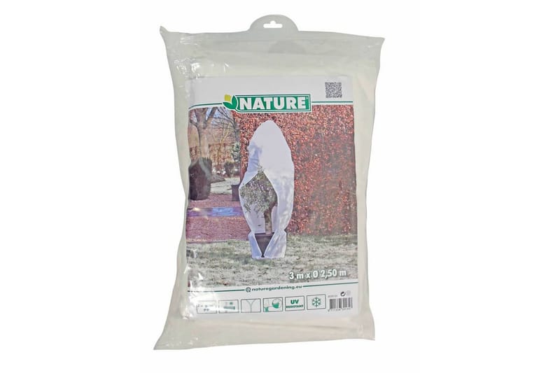 Nature Fleece talvipeite vetoketjulla 70 g/m² 2,5x2,5x3 m - Valkoinen - Piha & ulkoaltaat - Viljely & puutarhanhoito - Kasvatus - Istutus & esikasvatus - Muoviverkko & puutarhaverkko