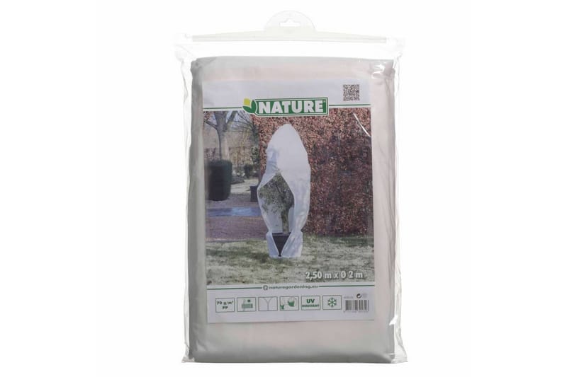 Nature Fleece talvipeite vetoketjulla 70 g/m² 2,5x2x2 m - Valkoinen - Piha & ulkoaltaat - Viljely & puutarhanhoito - Kasvatus - Istutus & esikasvatus - Muoviverkko & puutarhaverkko