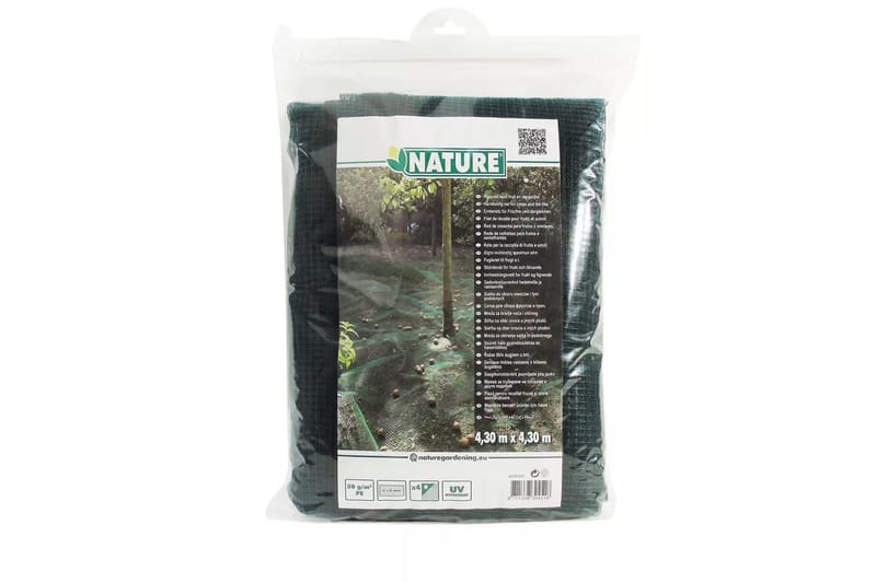 Nature Hedelmien ja lehtien keräysverkko 4,3x4,3 m 6030451 - Piha & ulkoaltaat - Viljely & puutarhanhoito - Kasvatus - Istutus & esikasvatus - Muoviverkko & puutarhaverkko