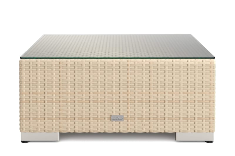 Bahamas Divaanimoduuli – Ulko Loungetaso 75x75 cm Sohville - Hiekka - Puutarhakalusteet - Terassipöydät - Sohvapöytä ulos & loungepöytä