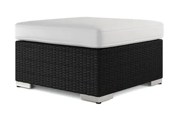 Bahamas Divaanimoduuli – Ulko Loungetaso 75x75 cm Sohville - Musta - Puutarhakalusteet - Terassipöydät - Sohvapöytä ulos & loungepöytä