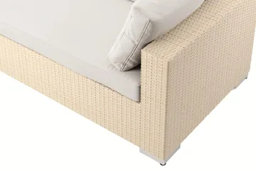 Bahamas Oikea Moduuli Ulkokäyttöön 140 cm - Hiekka - Puutarhakalusteet - Tarvikkeet ulos - Tee se itse-moduulit - Vasenmoduuli ulkosohva