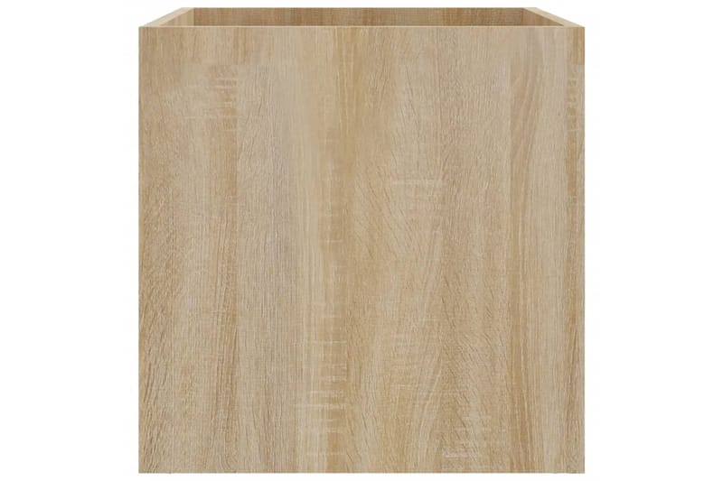 beBasic Kukkalaatikko Sonoma-tammi 40x40x40 cm tekninen puu - Ruskea - Piha & ulkoaltaat - Viljely & puutarhanhoito - Kasvatus - Kukkaruukku & Istutusastia - Kukkalaatikko