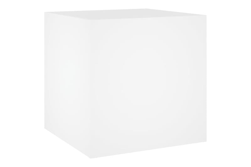 beBasic Kukkalaatikko valkoinen 40x40x40 cm tekninen puu - Valkoinen - Piha & ulkoaltaat - Viljely & puutarhanhoito - Kasvatus - Kukkaruukku & Istutusastia - Kukkalaatikko