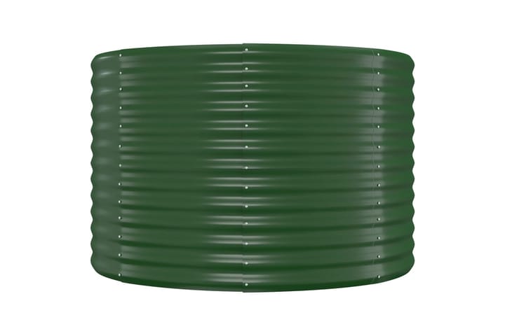 beBasic Puutarhakukkalaatikko vihreä 554x100x68 cm jauhemaalattu teräs - VihreÃ<br> - Ruukut ulkokäyttöön - Kukkalaatikko