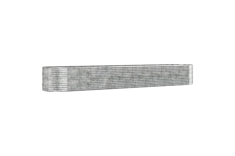 beBasic Puutarhakukkalaatikko hopea 554x100x68 cm jauhemaalattu teräs - Hopea - Piha & ulkoaltaat - Viljely & puutarhanhoito - Kasvatus - Kukkaruukku & Istutusastia - Kukkalaatikko