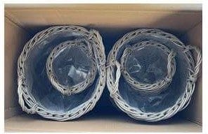 EGG Istutuskori 4 kpl 2-setti - Harmaa - Piha & ulkoaltaat - Viljely & puutarhanhoito - Kasvatus - Kukkaruukku & Istutusastia - Kukkalaatikko