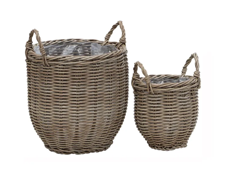 EGG Istutuskori 4 kpl 2-setti, Harmaa