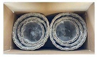 ENS Istutuskori Pyöreä 2 kpl 3-setti - Harmaa - Piha & ulkoaltaat - Viljely & puutarhanhoito - Kasvatus - Kukkaruukku & Istutusastia - Kukkalaatikko