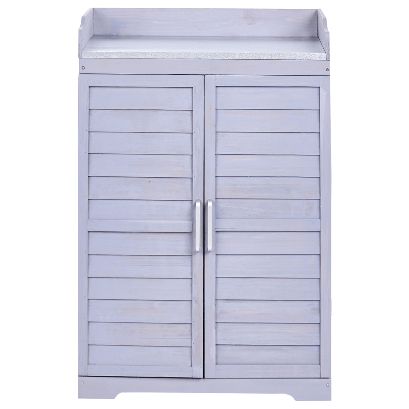 Istutuspenkki Tereville kuusipuu 45x67 cm - Harmaa/Valkoinen - Piha & ulkoaltaat - Viljely & puutarhanhoito - Kasvatus - Kukkaruukku & Istutusastia - Viljelylaatikko