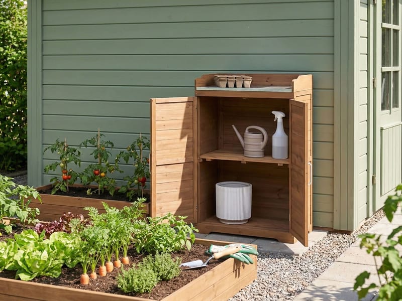 Istutuspenkki Tereville kuusipuu 67 cm - Ruskea - Piha & ulkoaltaat - Viljely & puutarhanhoito - Kasvatus - Kukkaruukku & Istutusastia - Viljelylaatikko