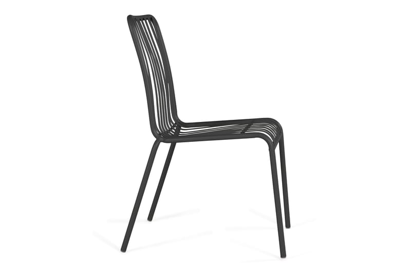 Jarva ulkoruokatuoli - Musta - Puutarhakalusteet - Puutarhatuoli - Karmituoli ulos