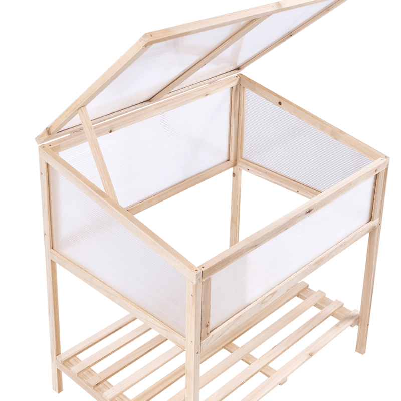 Kasvihuone parvekkeelle Aranova kuusipuu 58 cm - Ruskea/läpinäkyvä - Piha & ulkoaltaat - Viljely & puutarhanhoito - Kasvatus - Kukkaruukku & Istutusastia - Istutuslaatikko