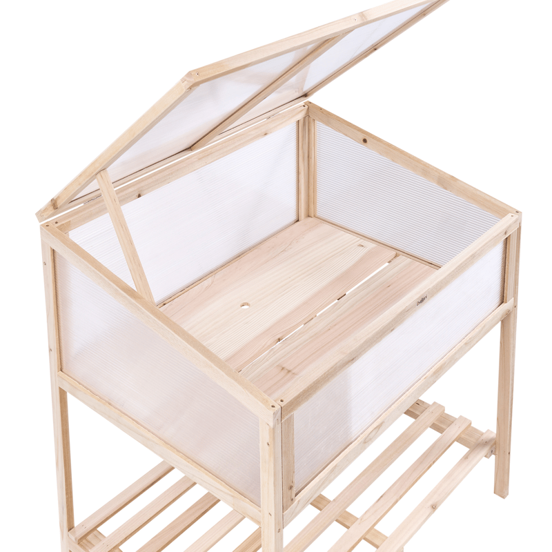 Kasvihuone parvekkeelle Aranova kuusipuu 58 cm - Ruskea/läpinäkyvä - Piha & ulkoaltaat - Viljely & puutarhanhoito - Kasvatus - Kukkaruukku & Istutusastia - Istutuslaatikko