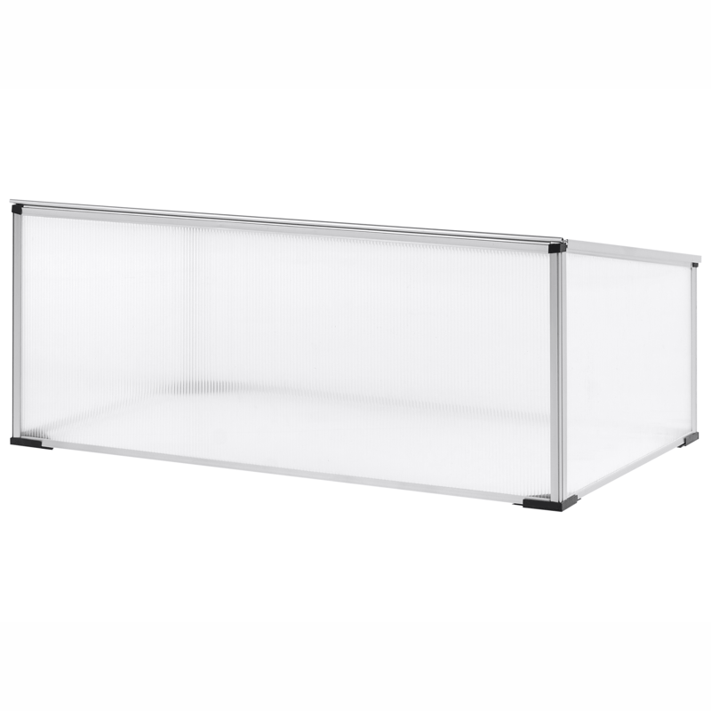 Kasvihuone puutarhaan Carfizzi Hopea 60 - Hopea/Läpinäkyvä - Piha & ulkoaltaat - Viljely & puutarhanhoito - Kasvatus - Kukkaruukku & Istutusastia - Istutuslaatikko