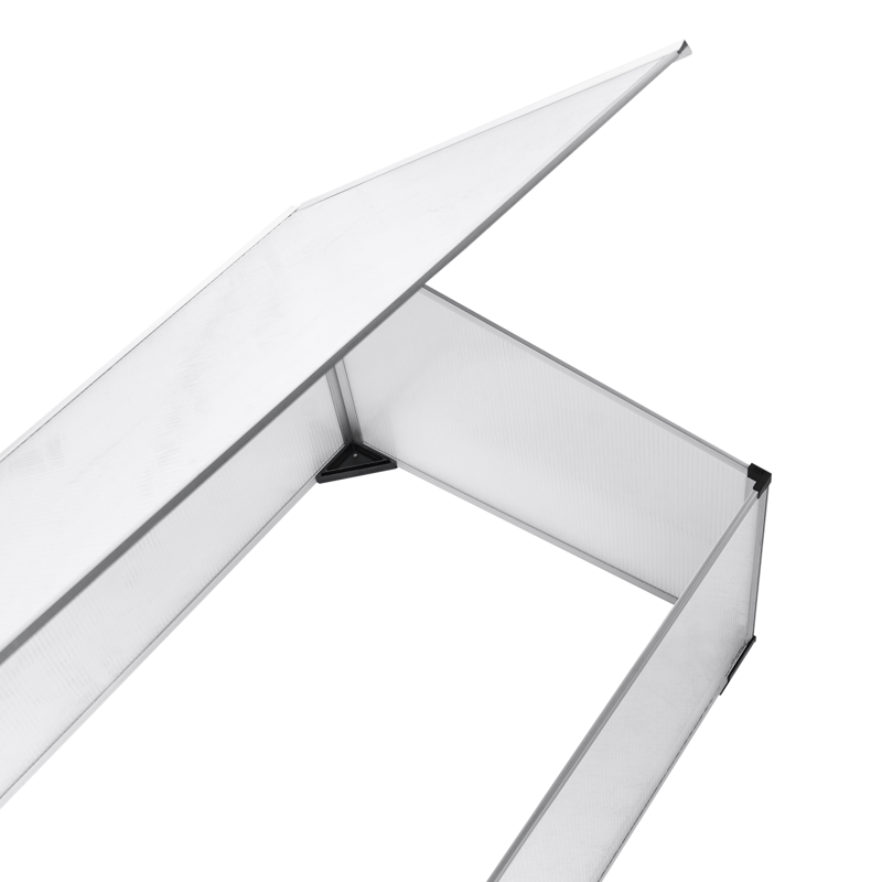 Kasvihuone puutarhaan Carfizzi Hopea 60 - Hopea/Läpinäkyvä - Piha & ulkoaltaat - Viljely & puutarhanhoito - Kasvatus - Kukkaruukku & Istutusastia - Istutuslaatikko