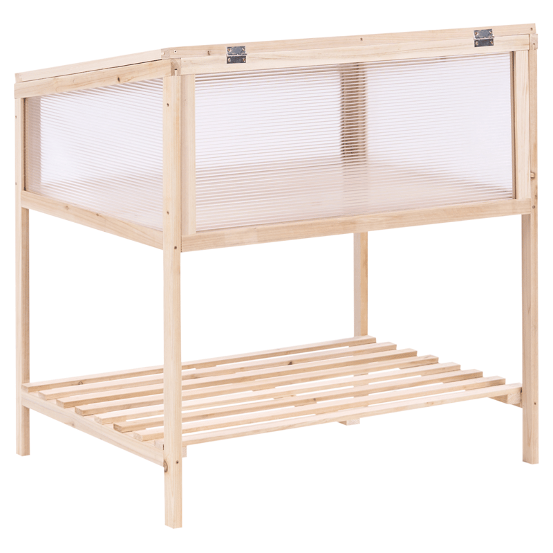 Kasvihuone parvekkeelle Aranova kuusipuu 58 cm - Ruskea/läpinäkyvä - Piha & ulkoaltaat - Viljely & puutarhanhoito - Kasvatus - Kukkaruukku & Istutusastia - Istutuslaatikko