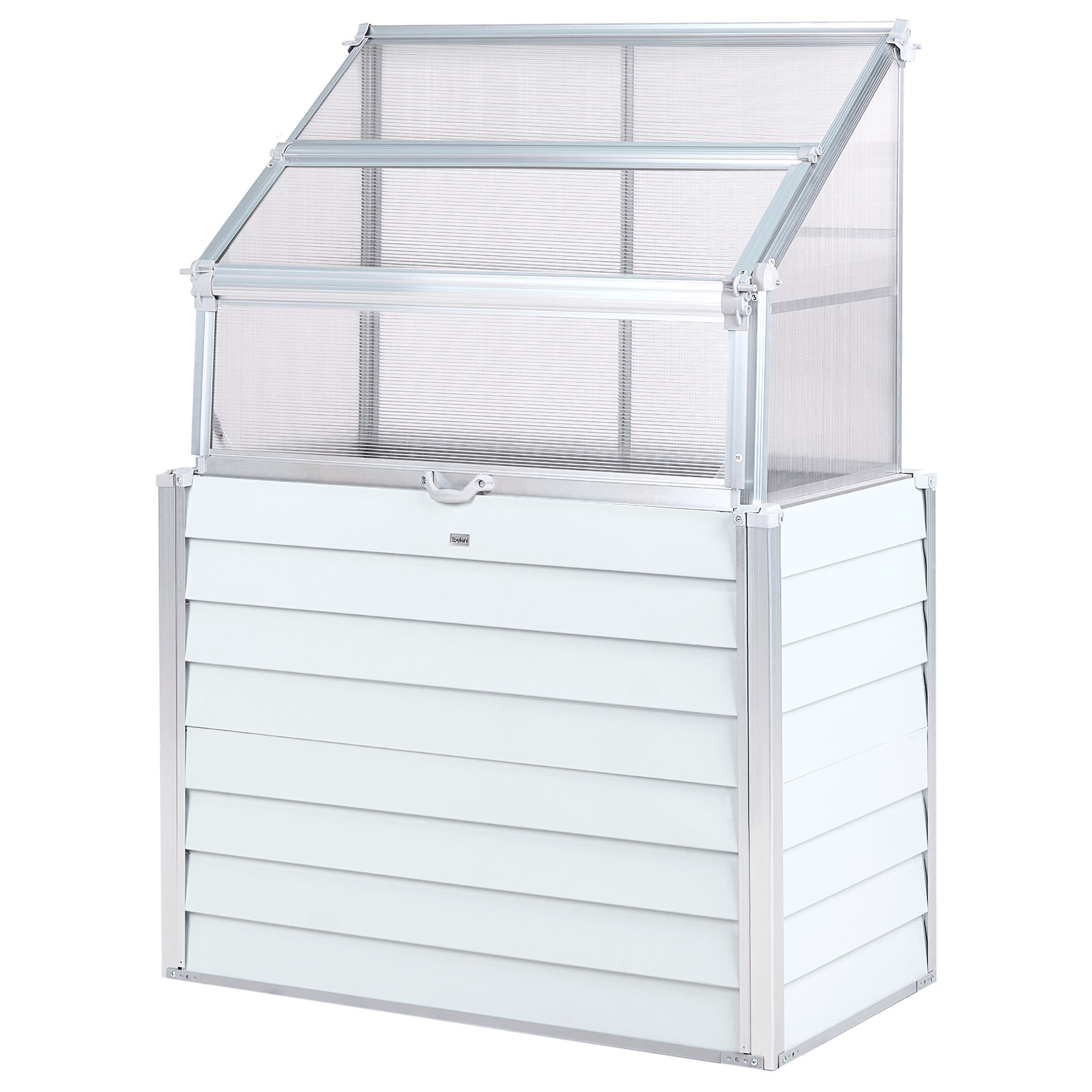 Kasvihuone parvekkeelle Novoli 62 cm - Valkoinen