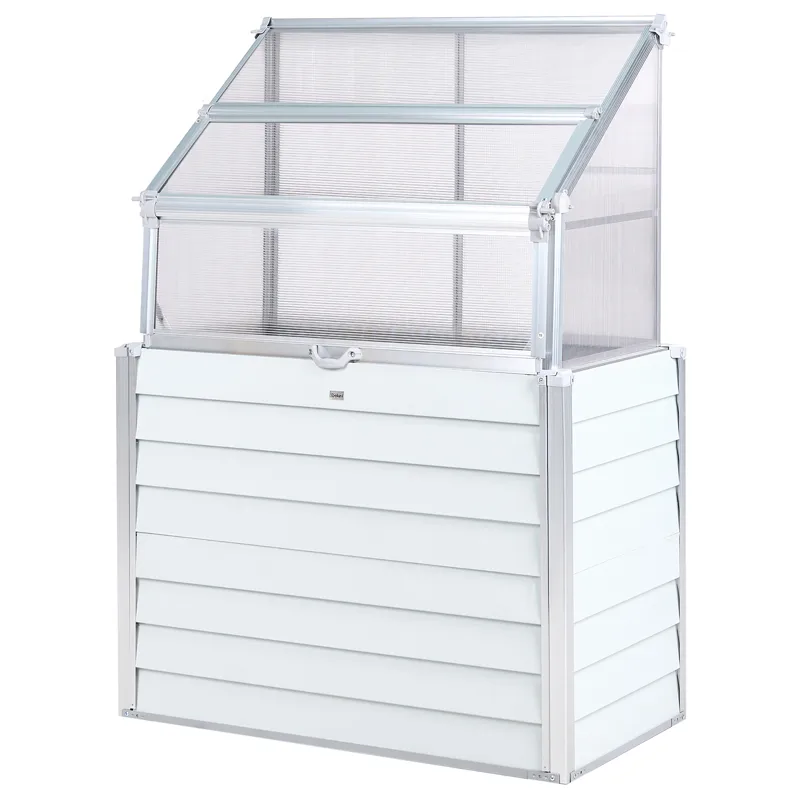 Kasvihuone parvekkeelle Novoli 62 cm, Valkoinen