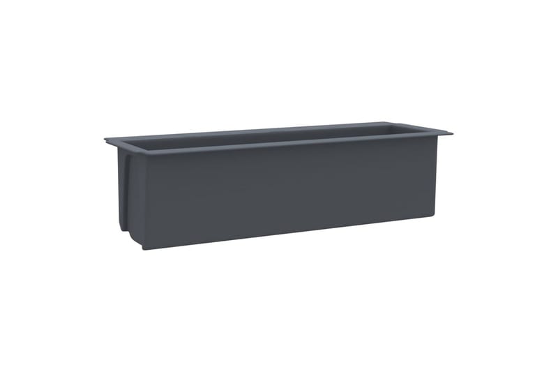 Kukkalaatikot eurolavoille 12 kpl harmaa 36x13,5x9,5 cm PP - Harmaa - Piha & ulkoaltaat - Viljely & puutarhanhoito - Kasvatus - Kukkaruukku & Istutusastia - Kukkalaatikko