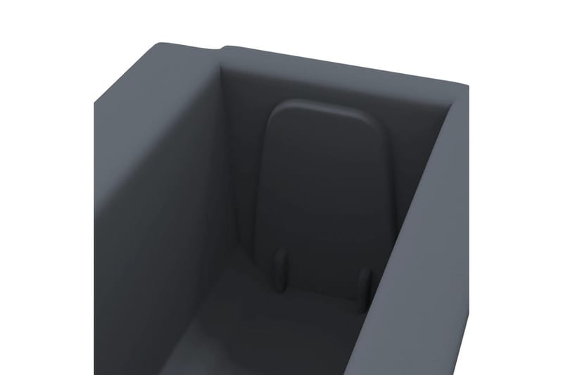 Kukkalaatikot eurolavoille 12 kpl harmaa 36x13,5x9,5 cm PP - Harmaa - Piha & ulkoaltaat - Viljely & puutarhanhoito - Kasvatus - Kukkaruukku & Istutusastia - Kukkalaatikko