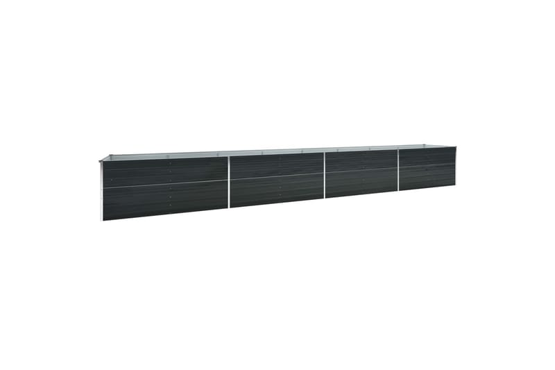 Korotettu kukkalaatikko galv. teräs 600x80x77 cm antrasiitti - Antrasiitti - Piha & ulkoaltaat - Viljely & puutarhanhoito - Kasvatus - Kukkaruukku & Istutusastia - Kukkalaatikko