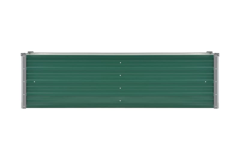 Korotettu kukkalaatikko galvanoitu teräs 160x40x45 cm vihreä - Vihreä - Piha & ulkoaltaat - Viljely & puutarhanhoito - Kasvatus - Kukkaruukku & Istutusastia - Kukkalaatikko