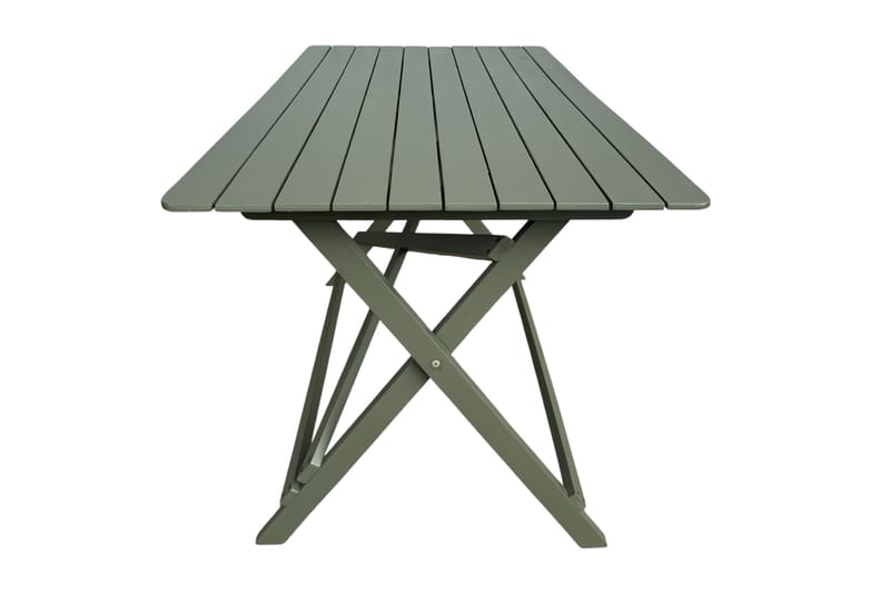 Landet ulkoruokapöytä - 118x70x74 cm - Vihreä - Puutarhakalusteet - Terassipöydät - Ruokapöytä terassille